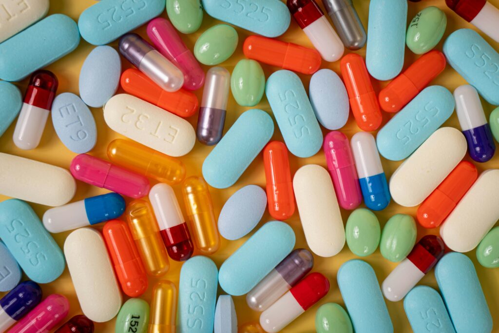 colorful over-the-counter medications