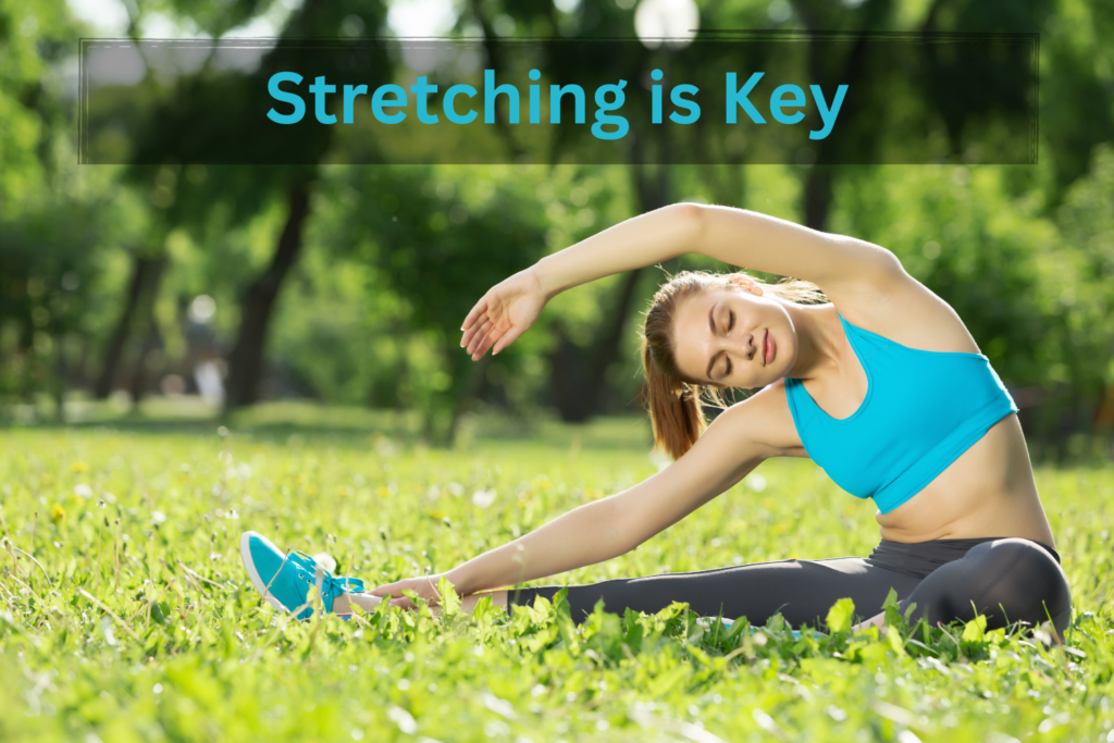 woman stretching is key to better health